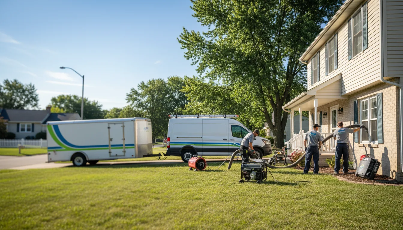 Flooded Basement Restoration And Cleanup With Repair in Thebes, IL near me